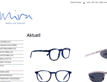 Tablet Screenshot of miraoptik.ch